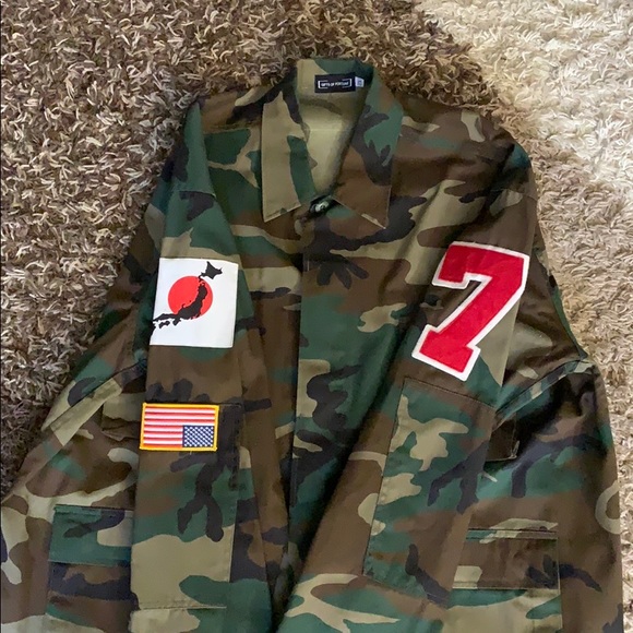 Button down Army camouflage shirt - Picture 2 of 4